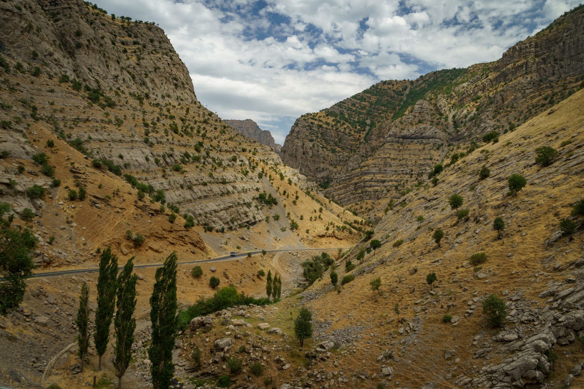 Balra Törökország, jobbra Irak